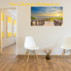 Meditation im Tao Kalligrafie Feld